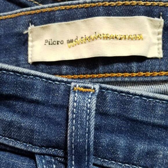 Pilcro and the Letterpress Anthropologie Houndstooth Print Jeans size 29 - Picture 3 of 11